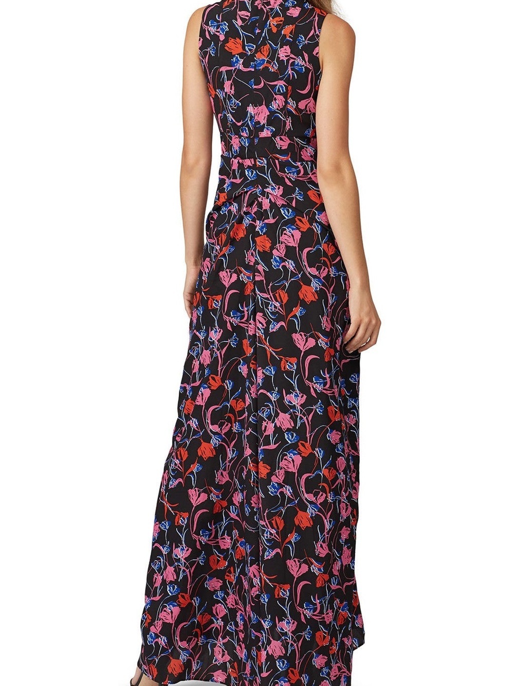 Thakoon Collective Tulip Floral Gown Floral V-Neck Maxi Dress Print Size 4 - Picture 2 of 10